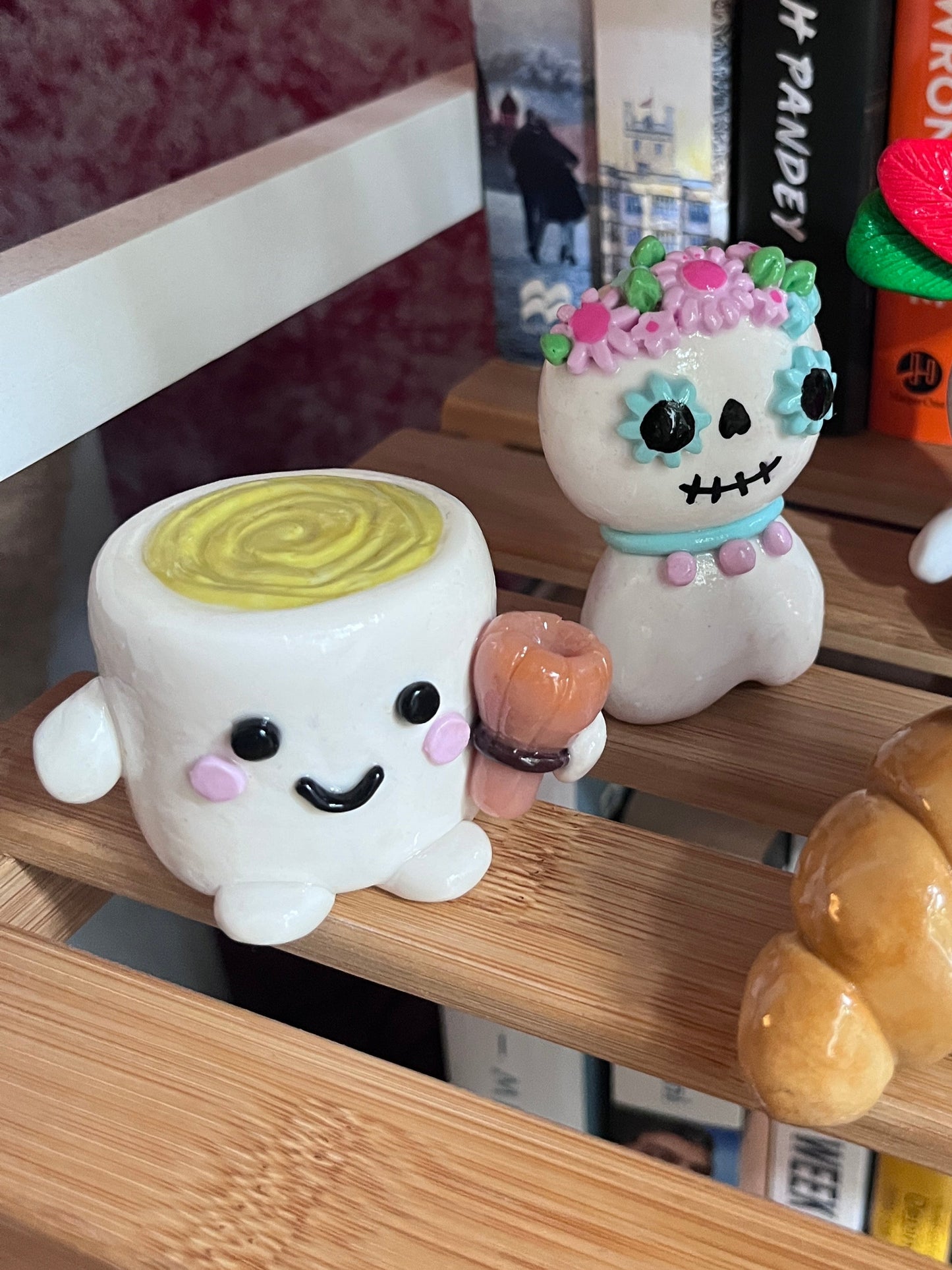 Japanese Matcha Inspired Polymer Clay Desk Buddy