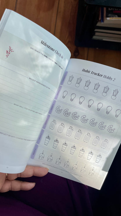 Hobby Tracker: 90 Days to Play, Create, and Grow