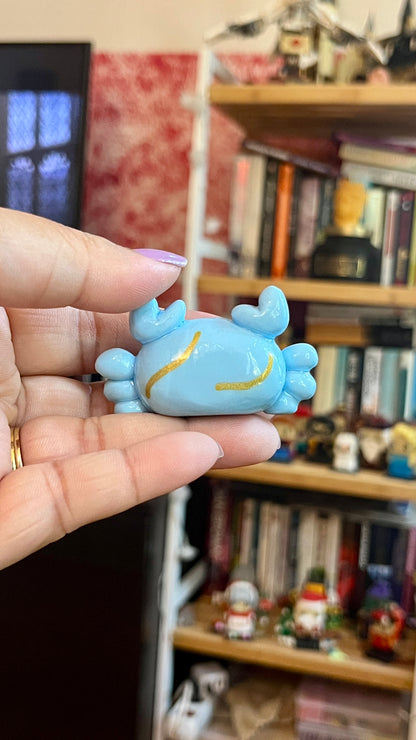 Zodiac Inspired Cancer Polymer Clay Desk Buddy