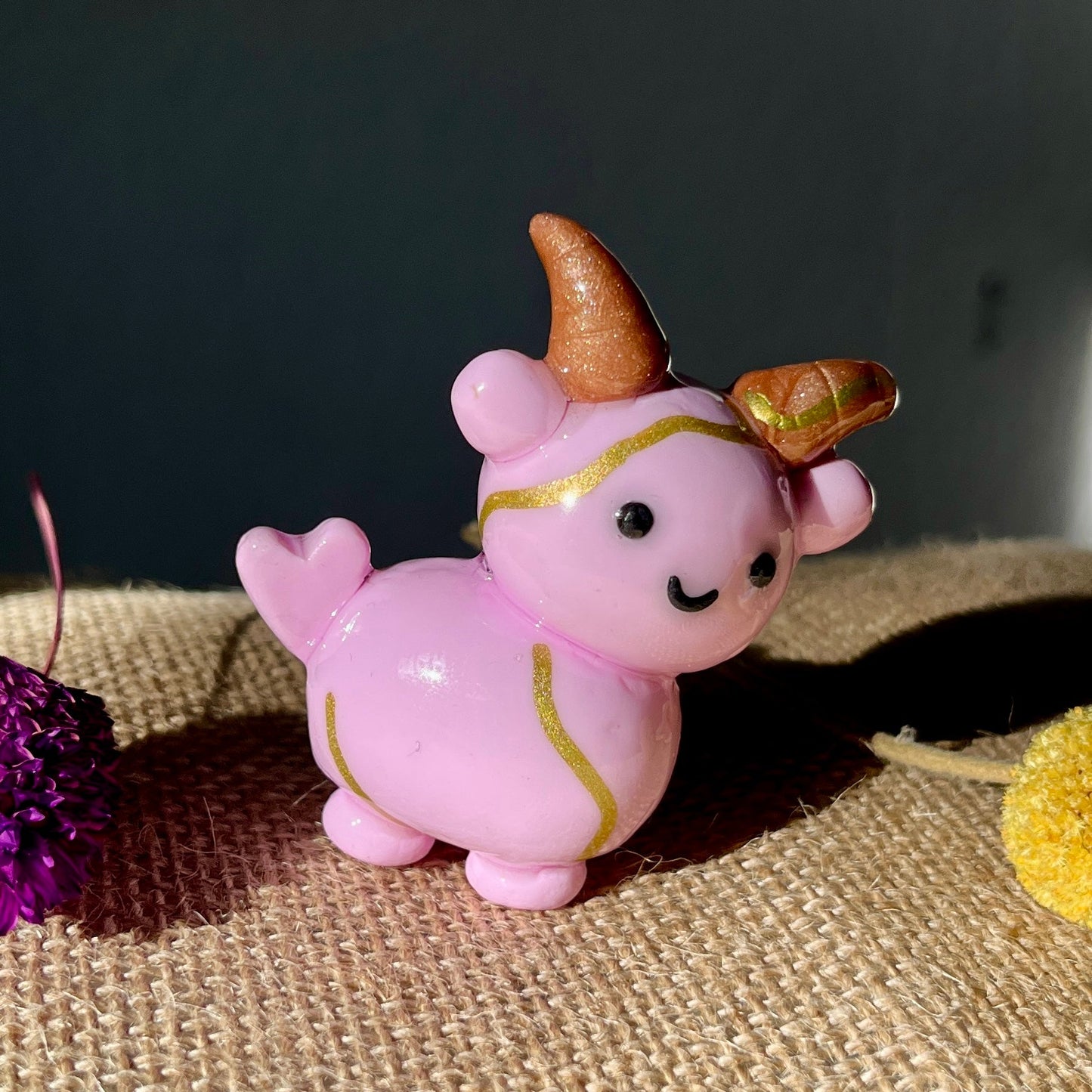 Zodiac Inspired Capricorn Polymer Clay Desk Buddy