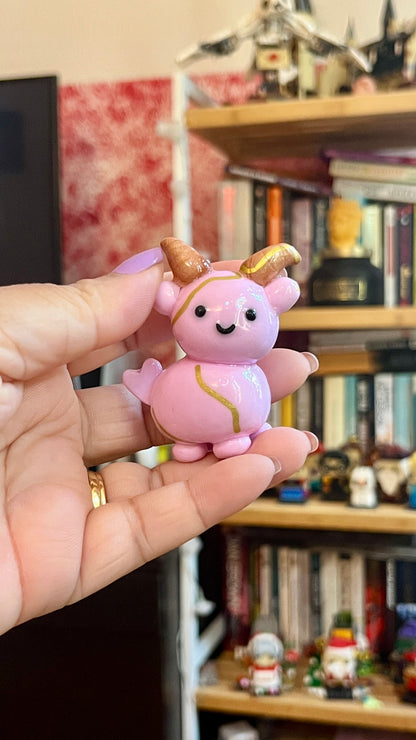 Zodiac Inspired Capricorn Polymer Clay Desk Buddy