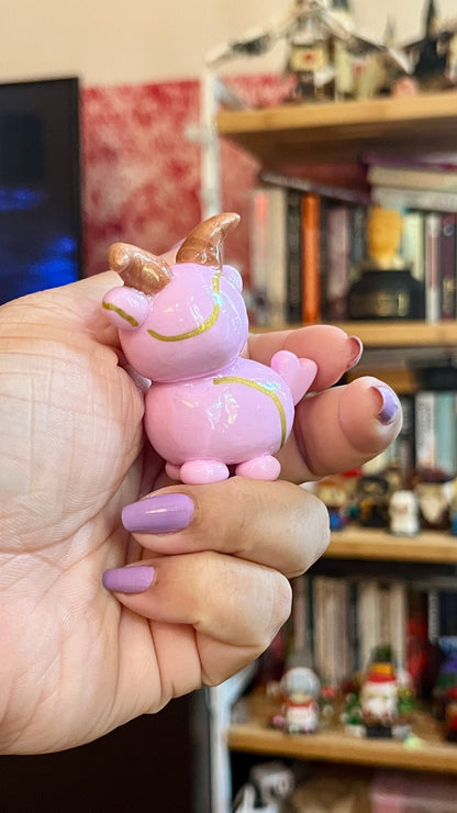 Zodiac Inspired Capricorn Polymer Clay Desk Buddy