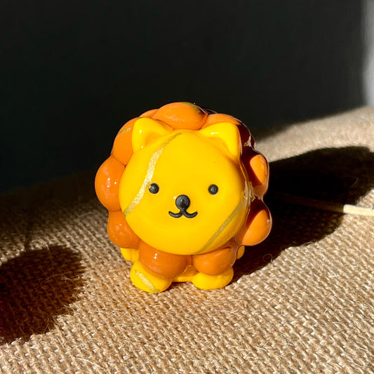 Zodiac Inspired Leo Polymer Clay Desk Buddy