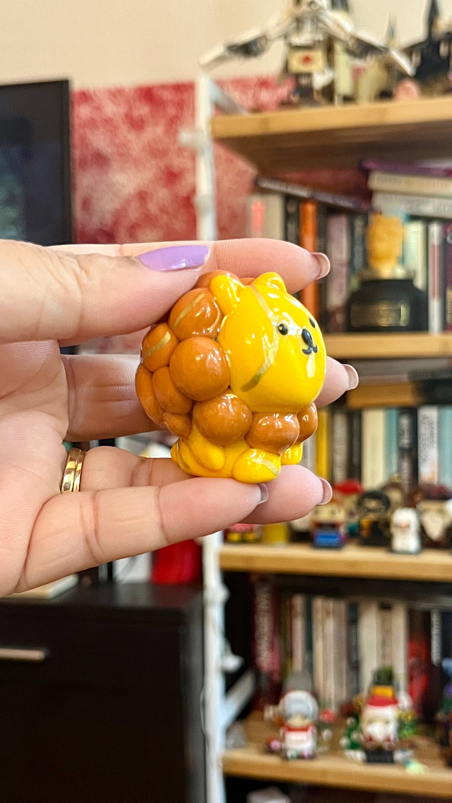Zodiac Inspired Leo Polymer Clay Desk Buddy