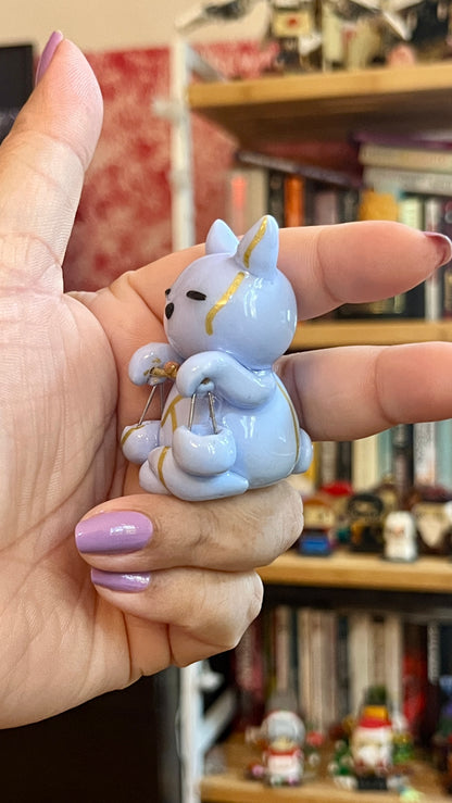Zodiac Inspired Libra Polymer Clay Desk Buddy