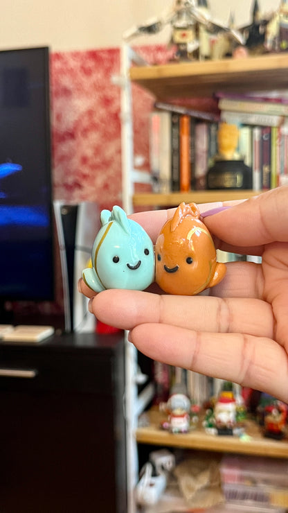 Zodiac Inspired Pisces Polymer Clay Desk Buddy