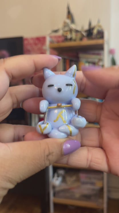 Zodiac Inspired Libra Polymer Clay Desk Buddy