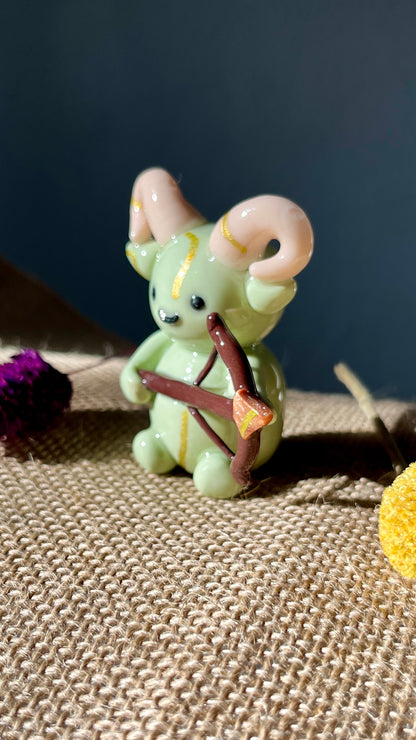 Zodiac Inspired Sagittarius Polymer Clay Desk Buddy