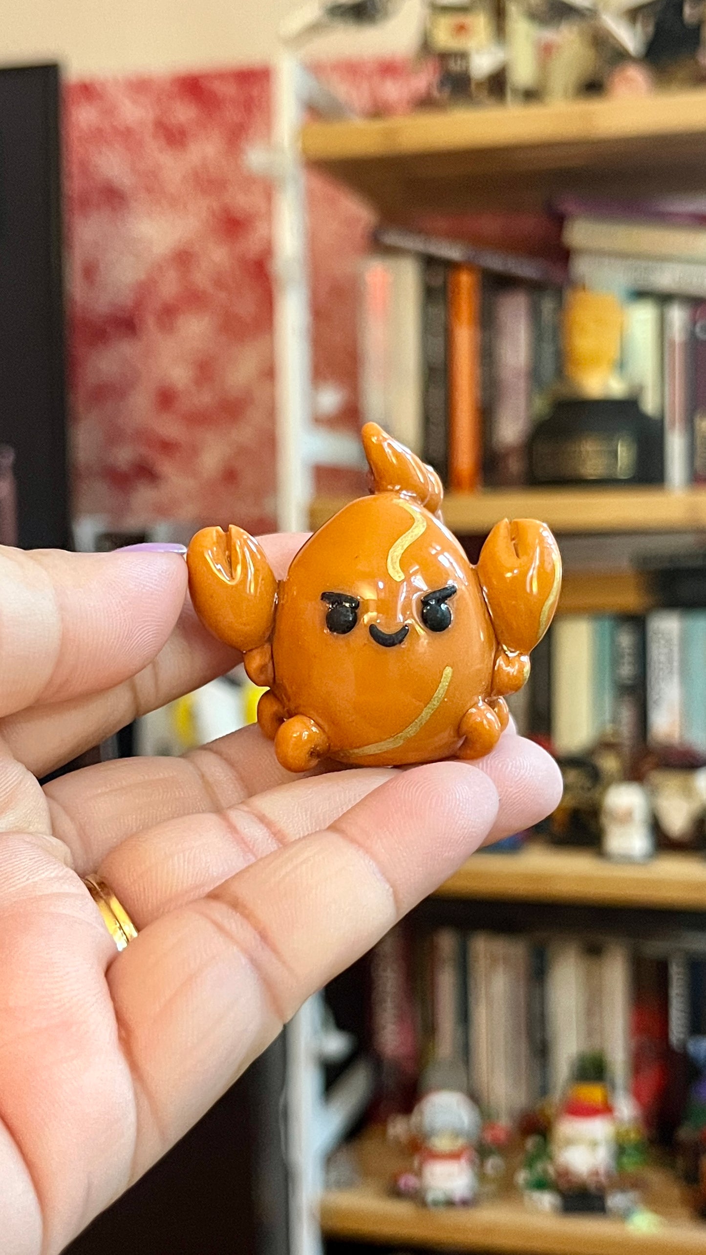 Zodiac Inspired Scorpio Polymer Clay Desk Buddy