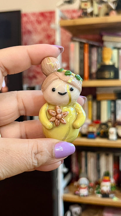 Zodiac Inspired Virgo Polymer Clay Desk Buddy