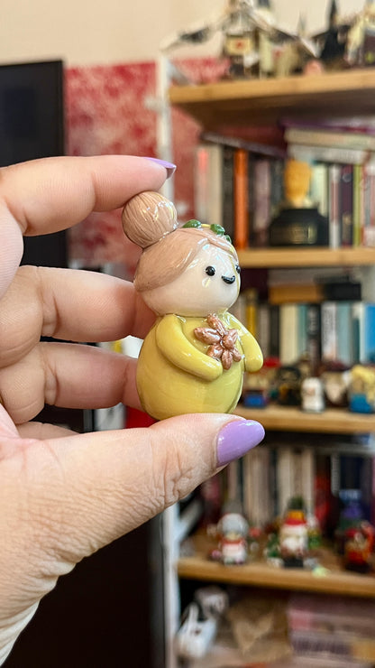 Zodiac Inspired Virgo Polymer Clay Desk Buddy