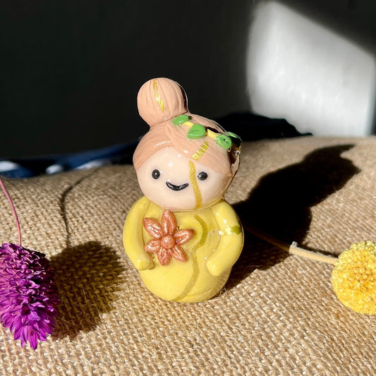 Zodiac Inspired Virgo Polymer Clay Desk Buddy